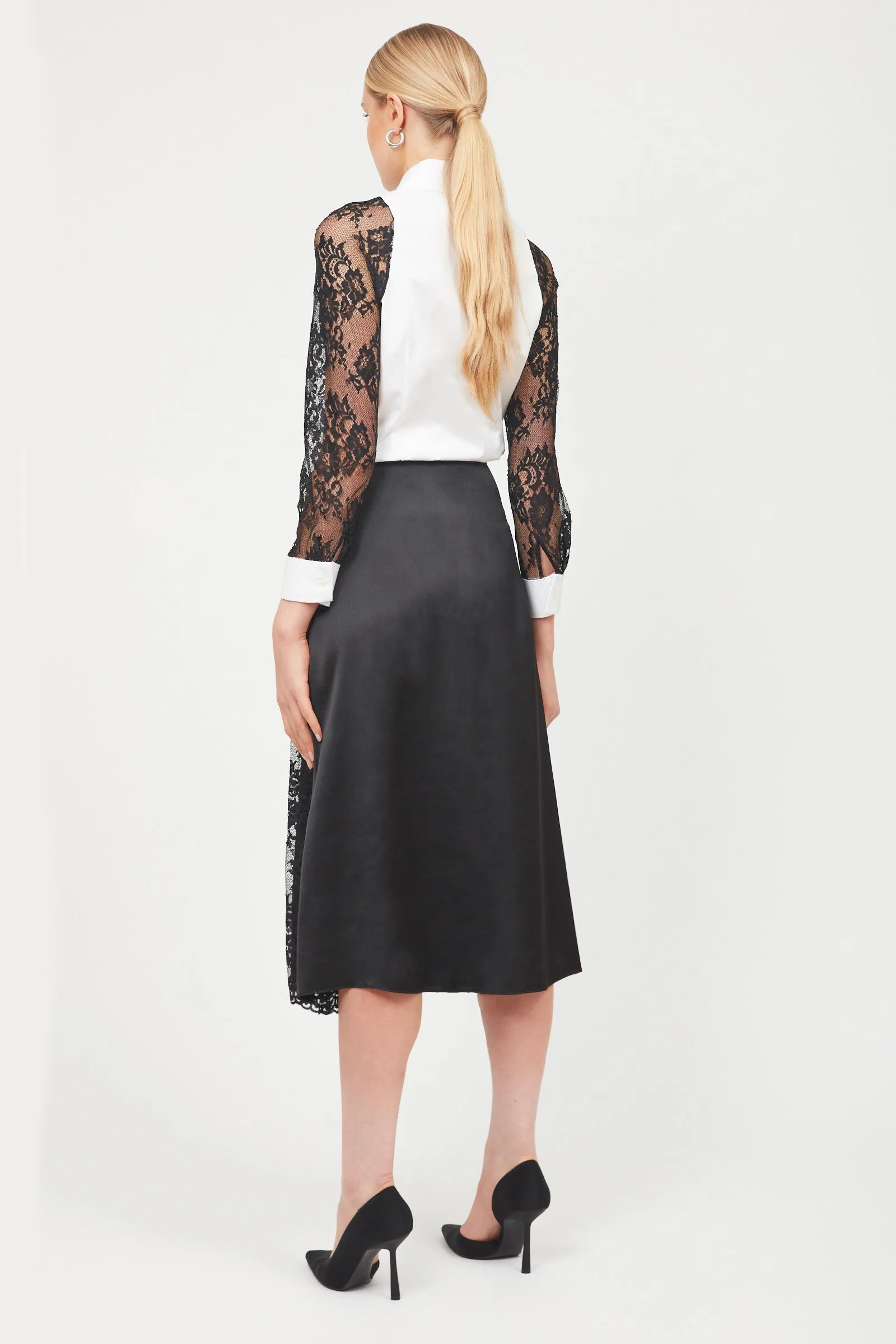 Sheer Flare Skirt