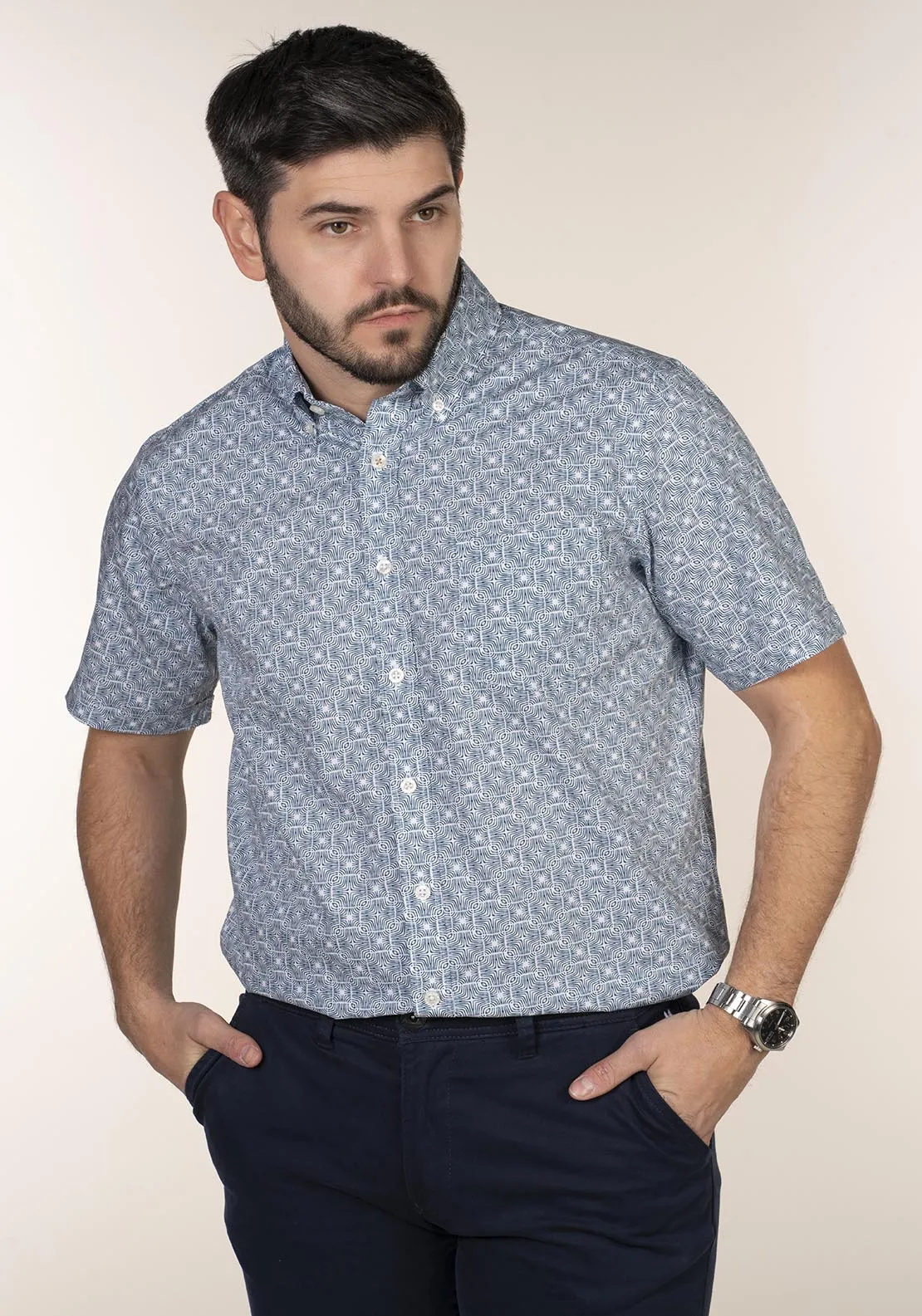 Short Sleeve Print Shirt