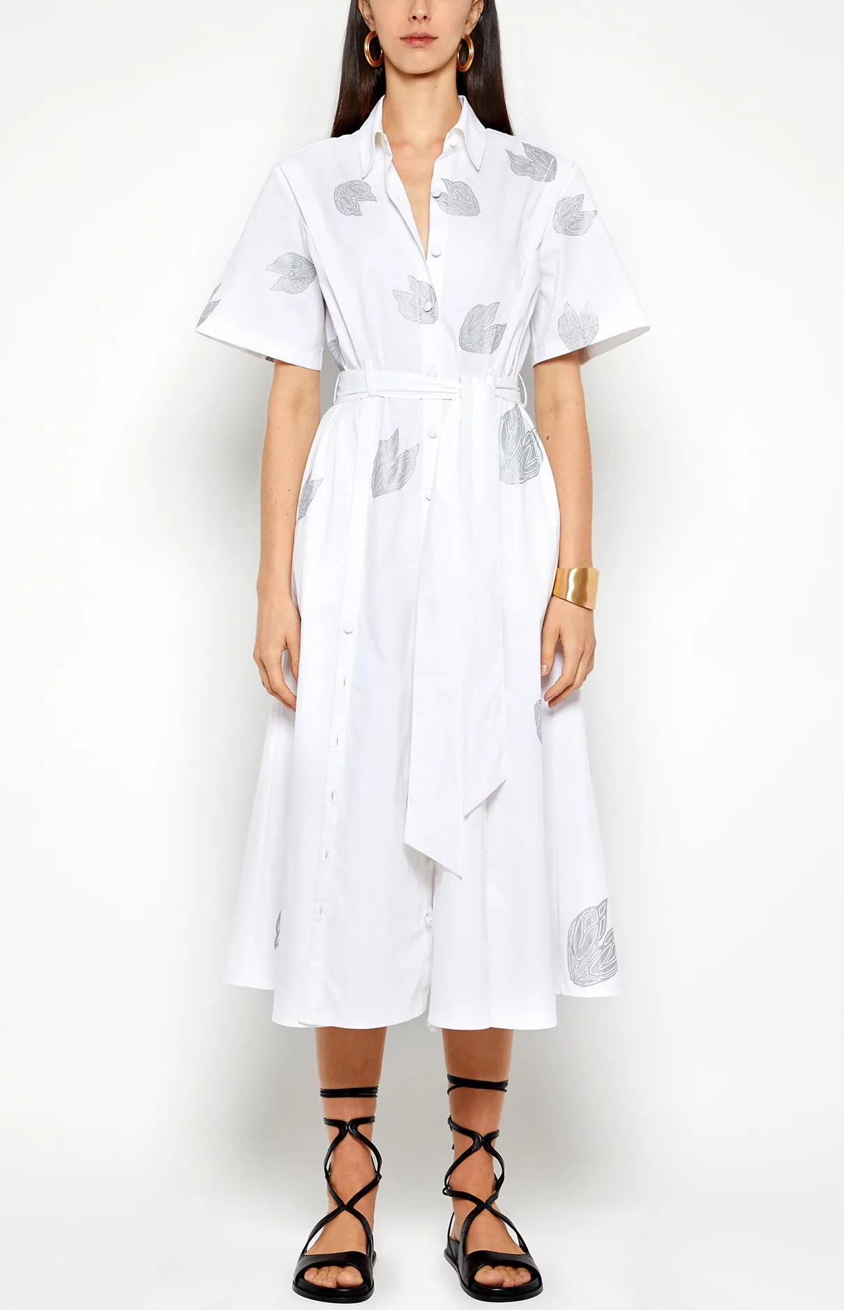 SHORT SLEEVE SHIRT DRESS