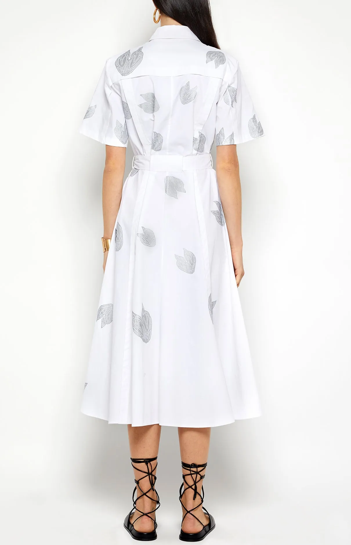 SHORT SLEEVE SHIRT DRESS