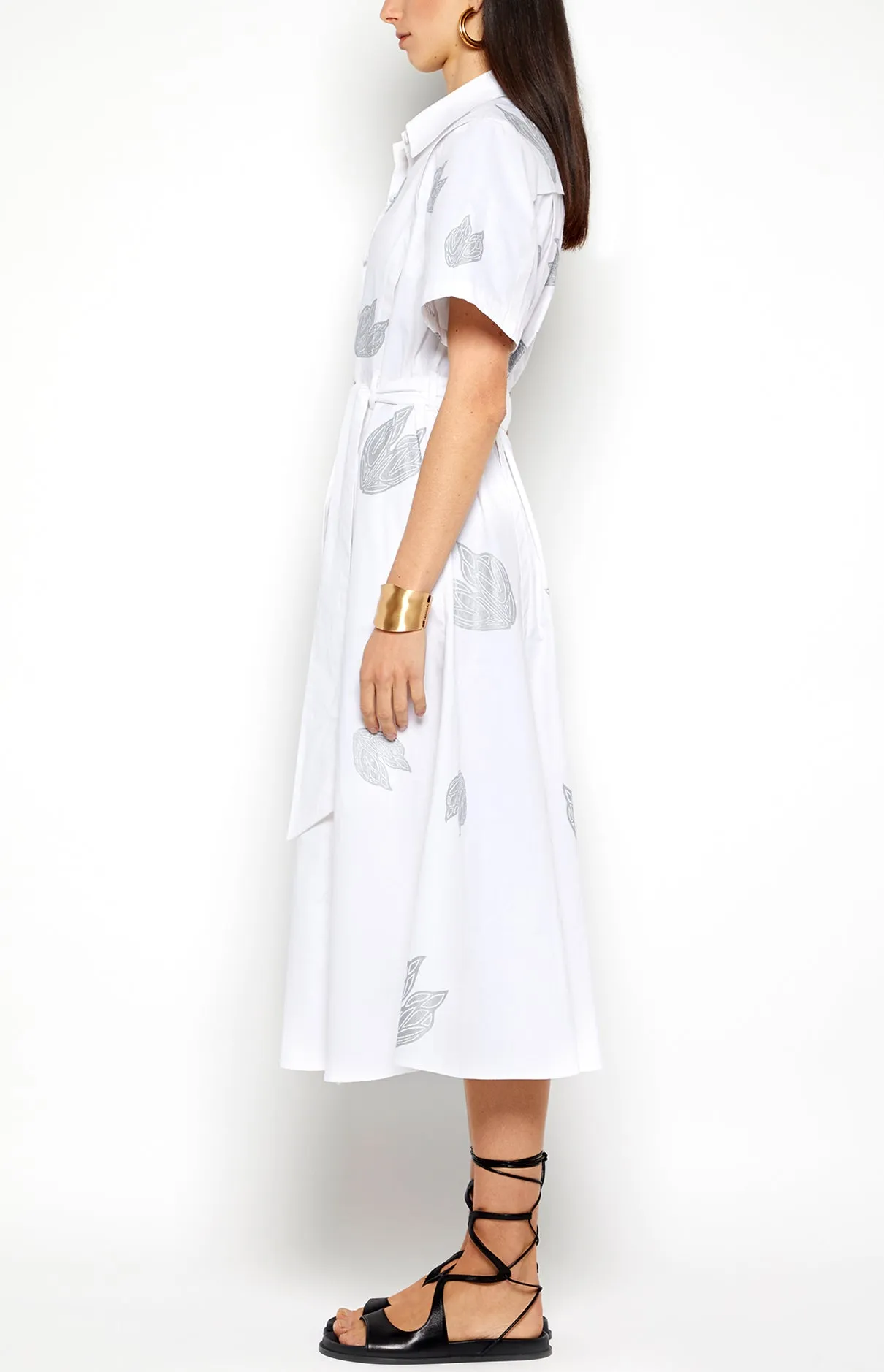 SHORT SLEEVE SHIRT DRESS