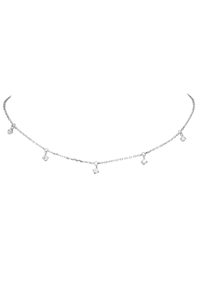 Sparkling Choker Silver