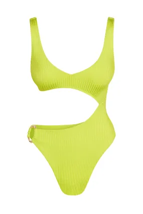 St. Barth's One Piece - Zest Wide Rib