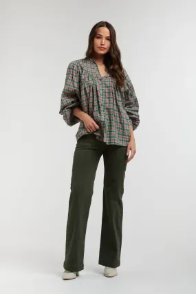 Sybil Shirt - Green Check