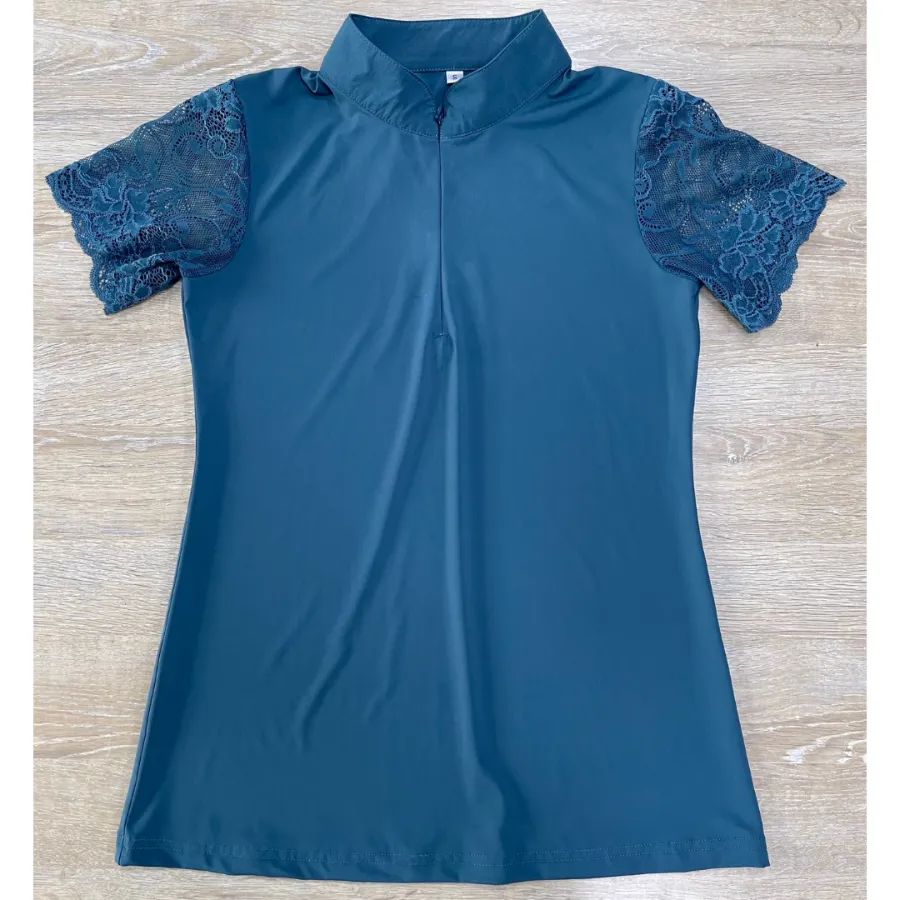 Tara - Short Sleeve Lace Competition Shirt