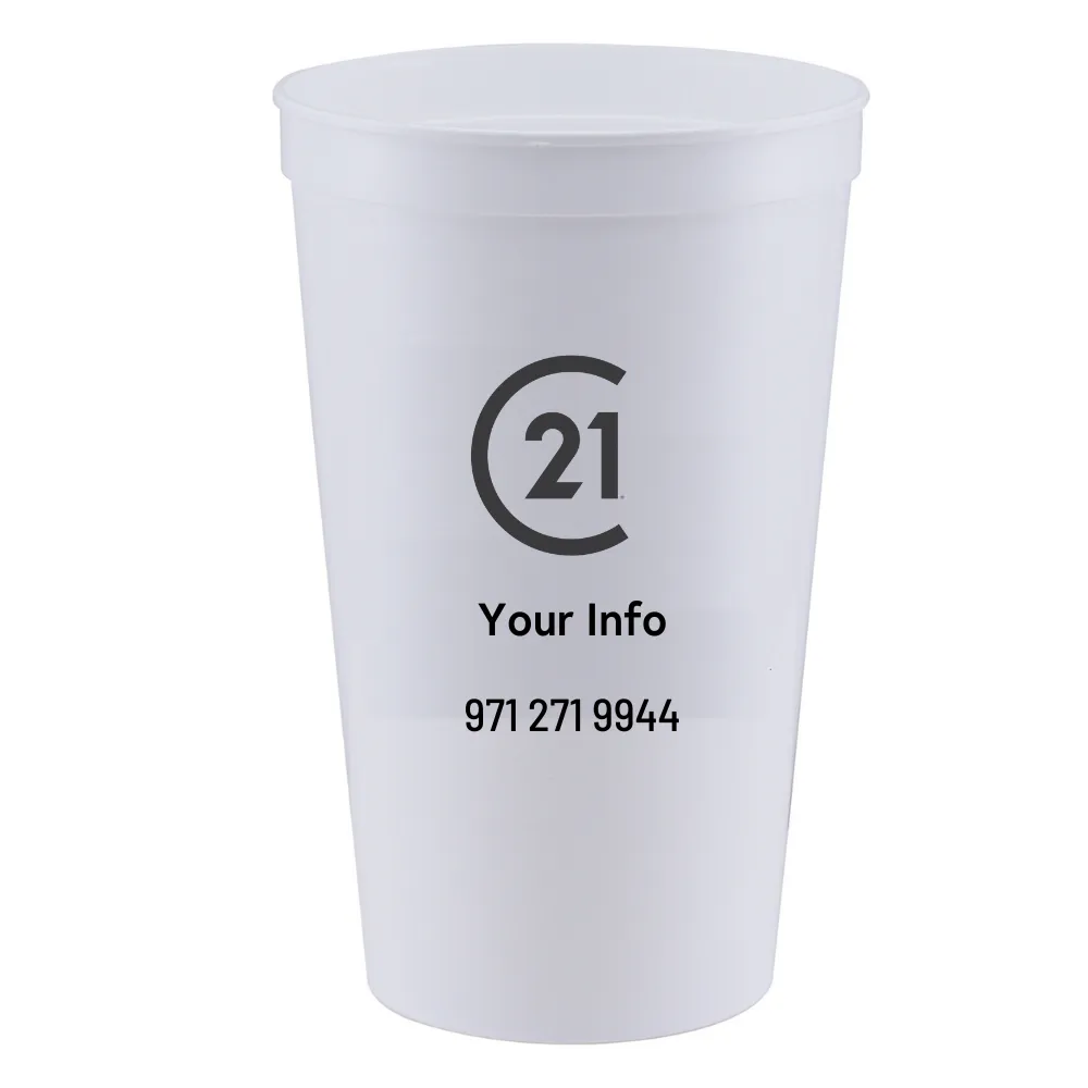 Touch Down Stadium Cup/Tumbler, 22oz - Personalized