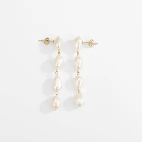 Trena Pearl Droplet Earrings