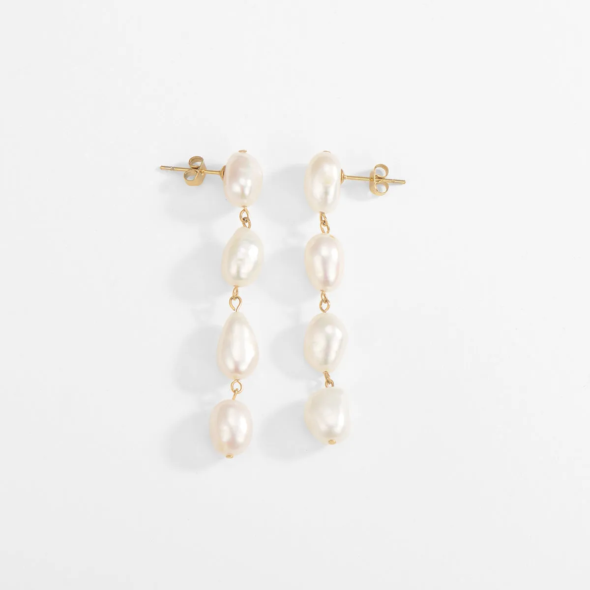 Trena Pearl Droplet Earrings