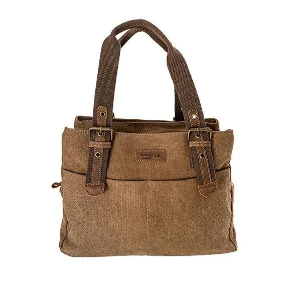 Troop London Classic Handbag | Khaki