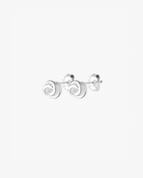 Unity drop studs silver