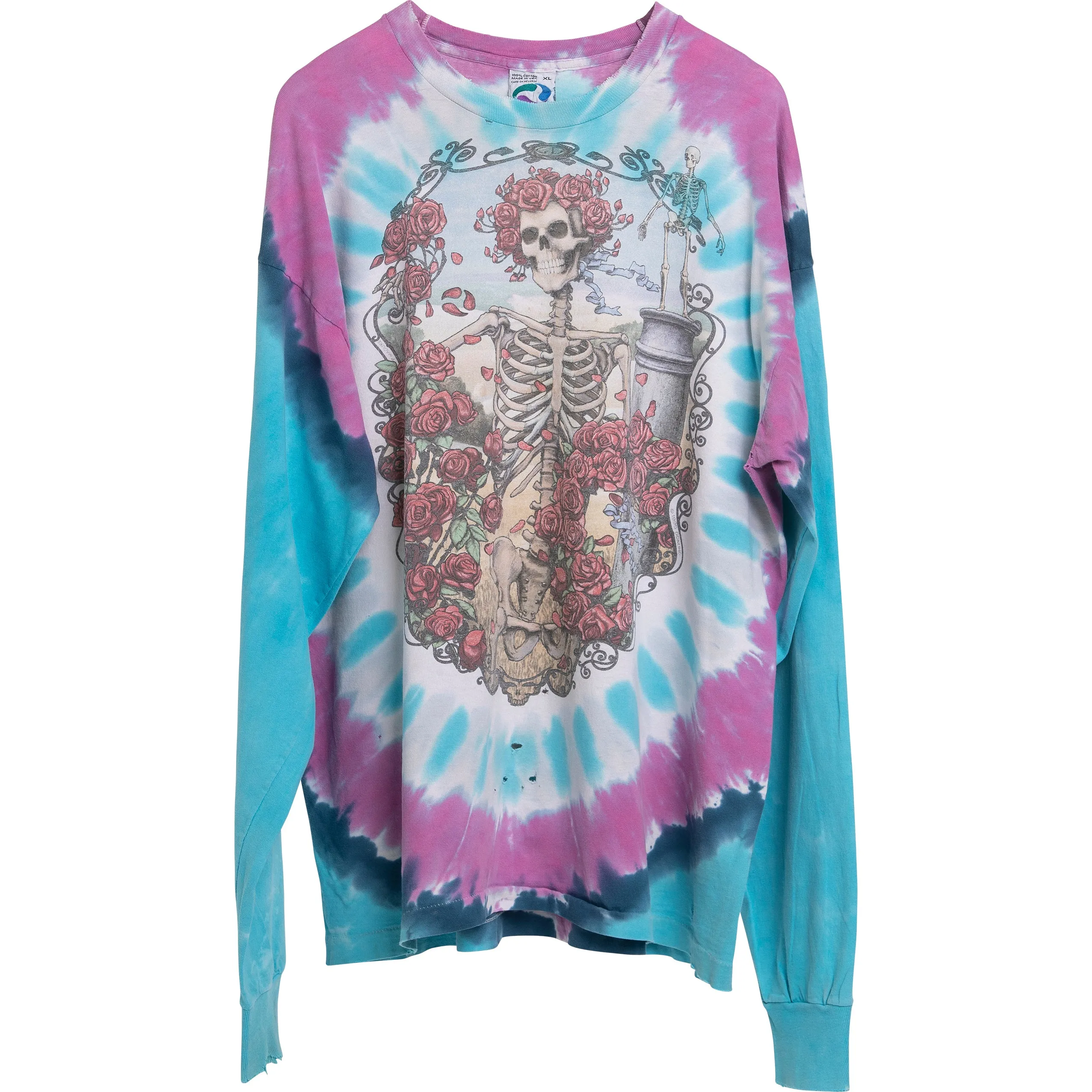 VINTAGE GRATEFUL DEAD TIE DYE L/S TEE