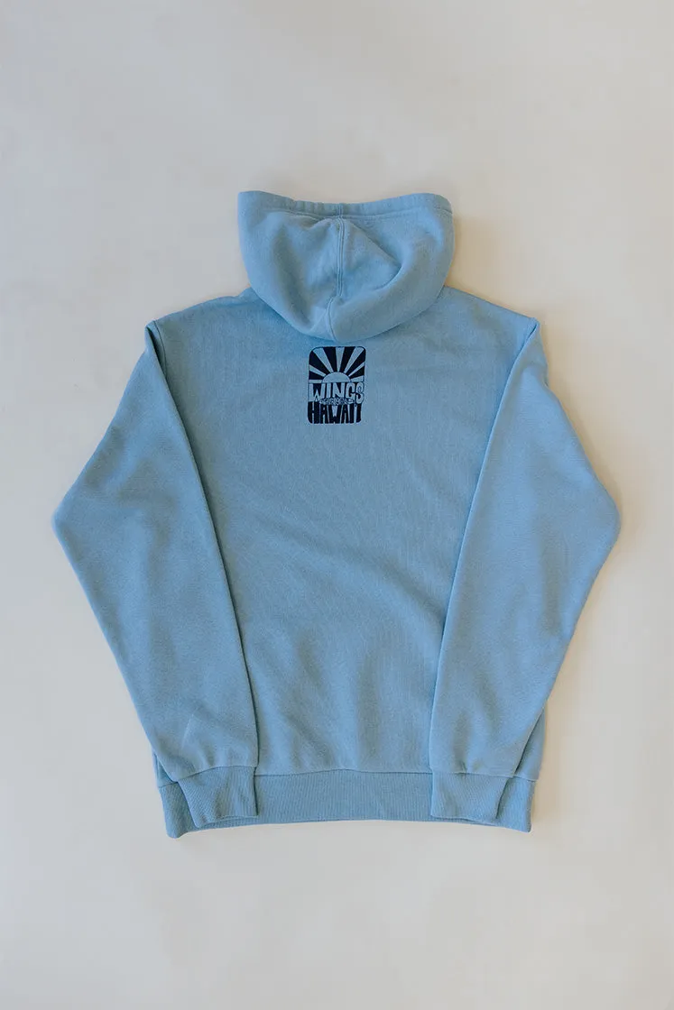 Whale Dance Hoodie - Sky Blue