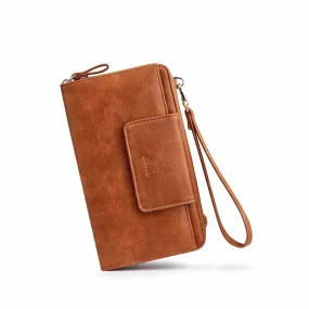 Women RFID Blocking Crossbody Phone Wallet