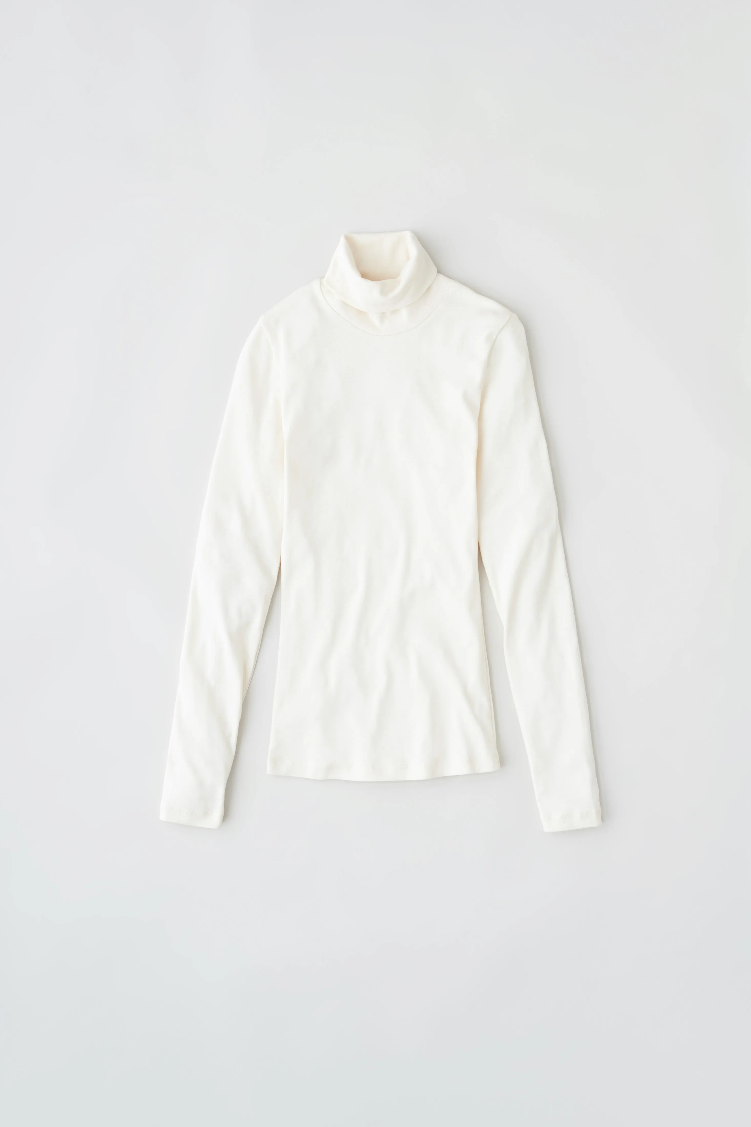 Women's Fitted Turtleneck in Natural