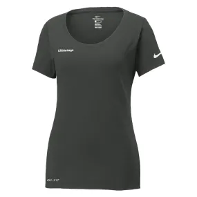 Women's Nike Dri-Fit Cotton/Poly Scoop Neck Tee