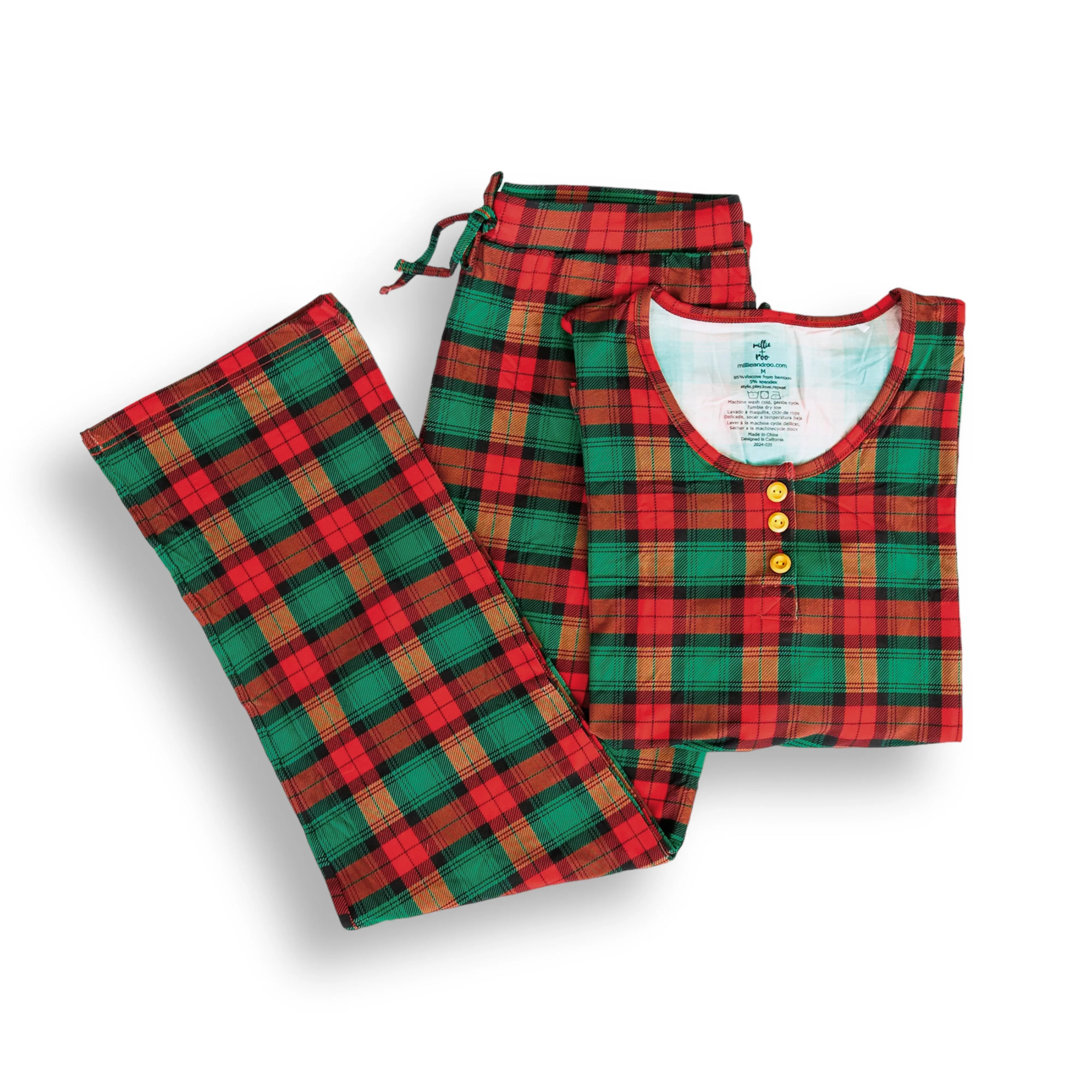 WOMEN'S PAJAMA SET- Classic Tartan