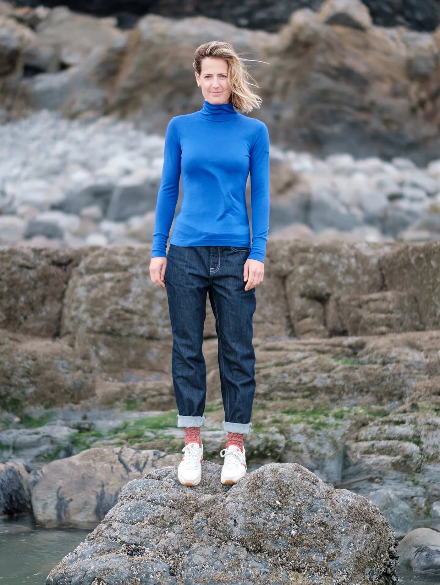 Women's Skyber Merino Turtleneck Jumper