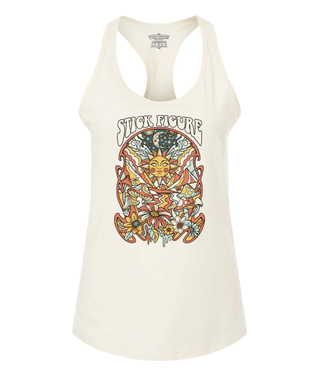 Women's Wisdom Sun Tank (Cream & Mauve)