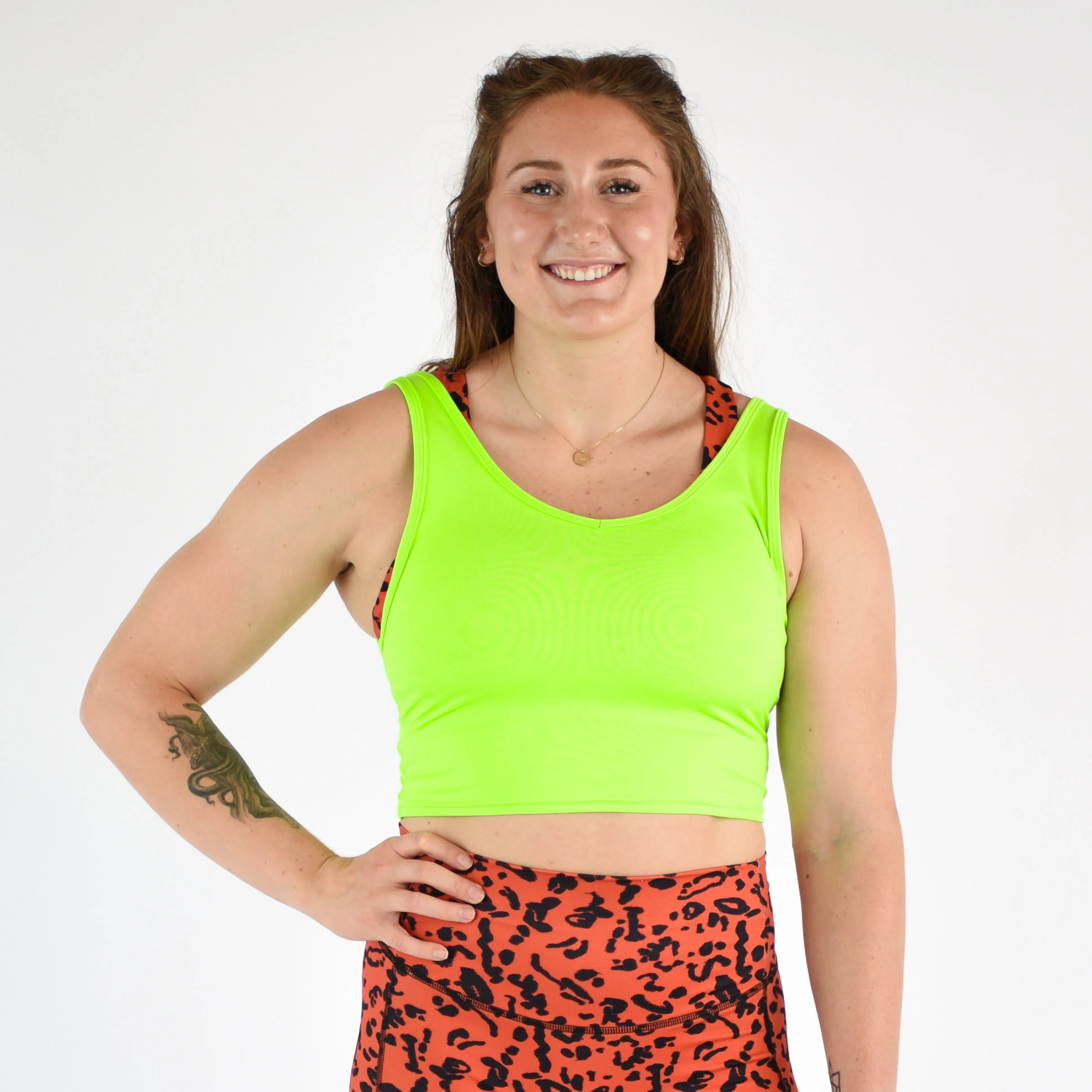 Wrap Crop Tank - Fitted