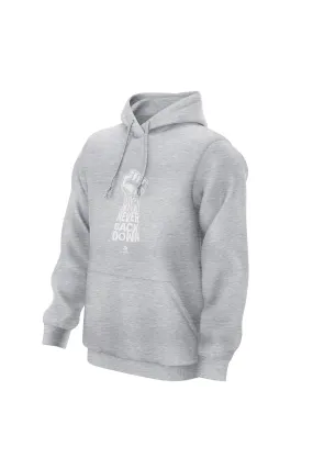 XAPE Never Back Down Hoodie - Grey