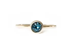 Zoe London Blue Topaz Ring